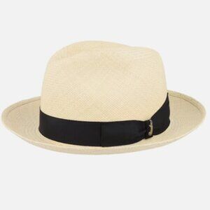 Borsalino Straw Panama Hat - 6⅞ / 55cm, made in Italy, NWTs 🇮🇹